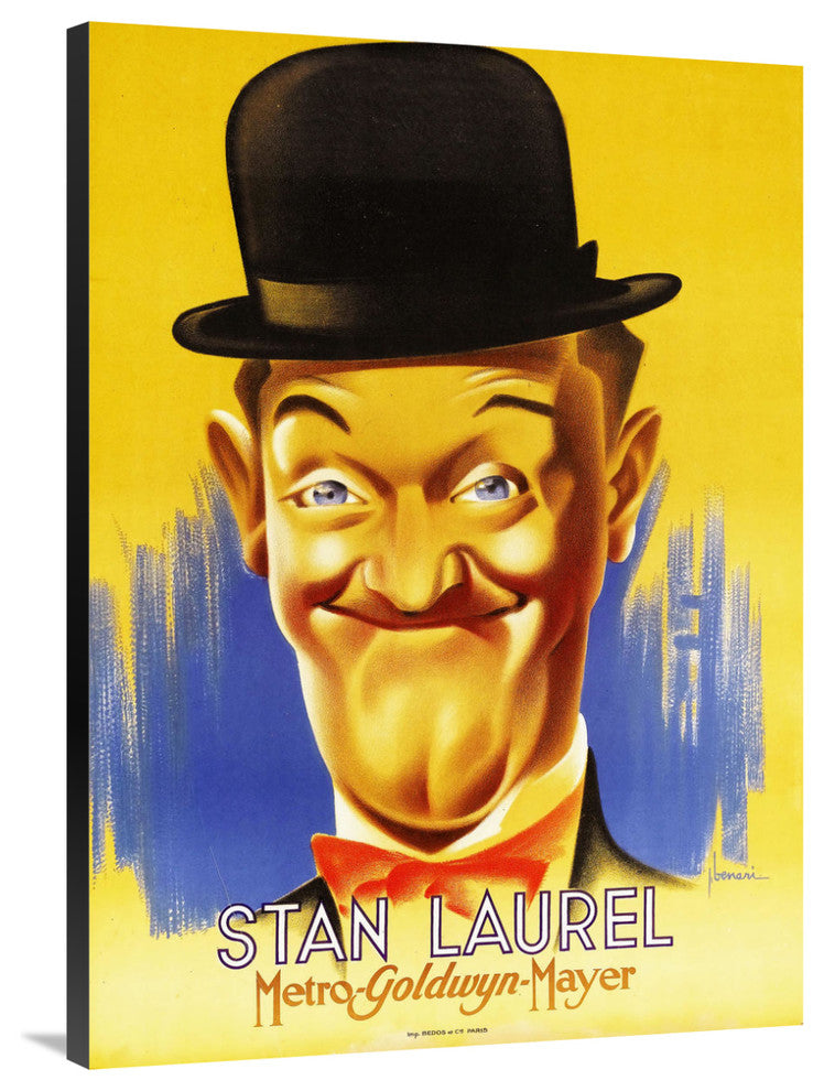 "Laurel & Hardy - Stan Laurel, 1933" Canvas by Hollywood Photo Archive, 29x40"