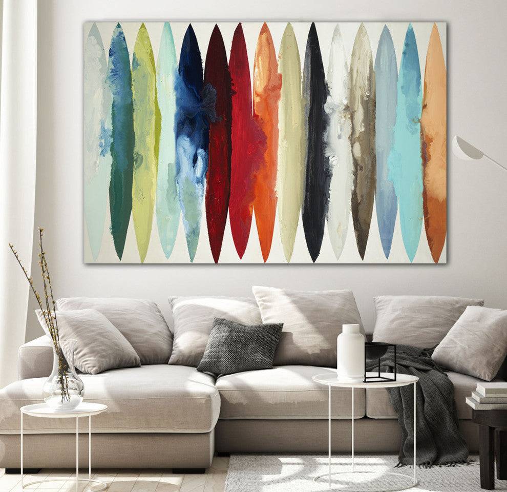 Even Flow - 84 x 54 by Randy Hibberd
