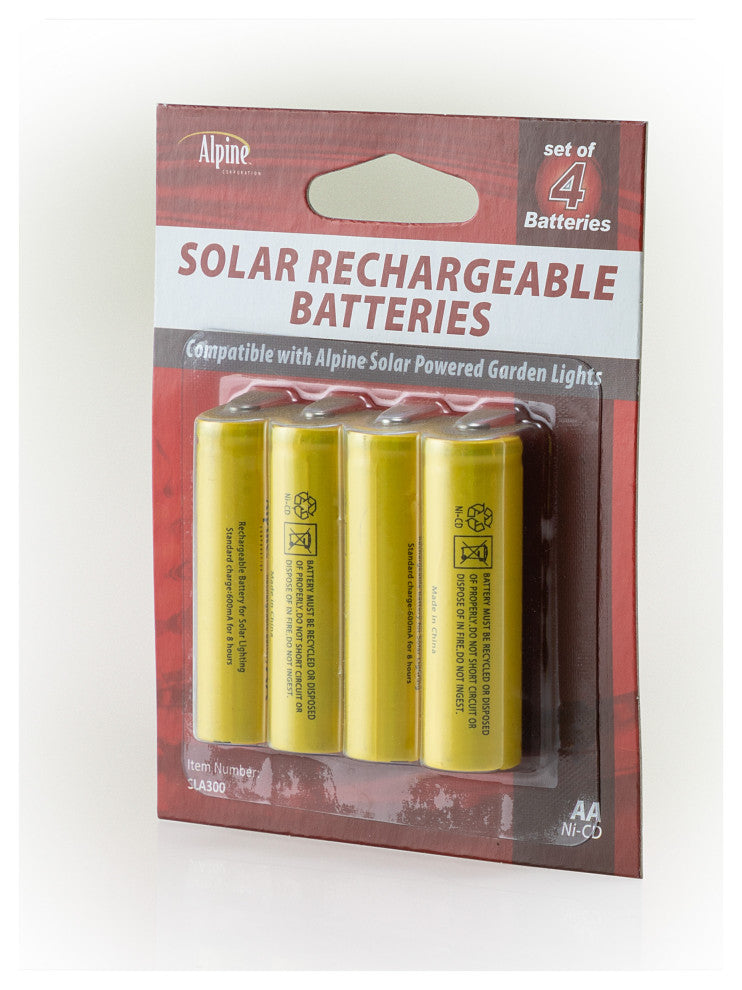 Solar Light Battery 4-Pack, AA