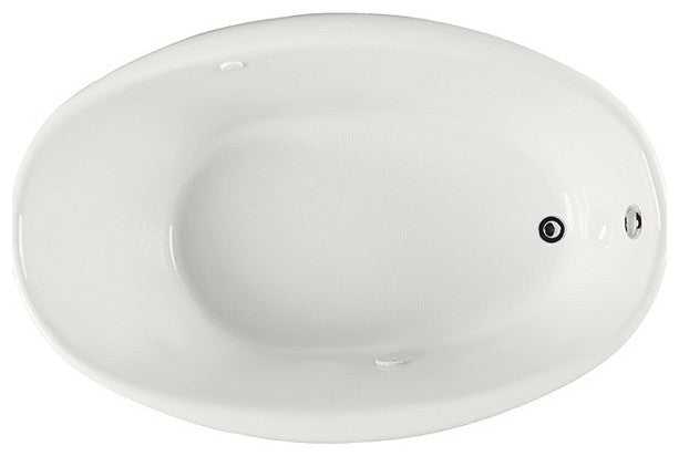 PROFLO PFS5838 Lansford 58" x 38" Drop In Acrylic Soaking Tub - White