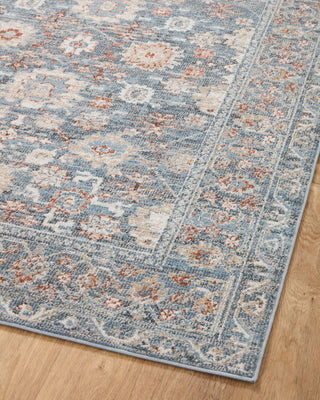 Loloi II Odette Sky / Rust 2'-7" x 8'-0" Runner Rug