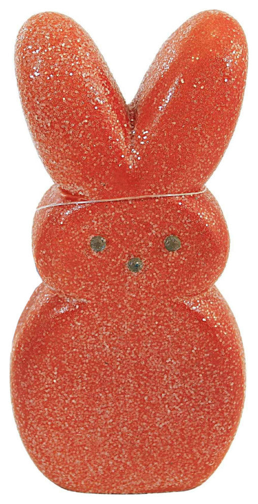 Bethany Lowe Peeps Orange Bunny Figurine Spring Decoration Licensed