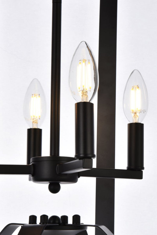 Henry 4-Light Pendant, Black