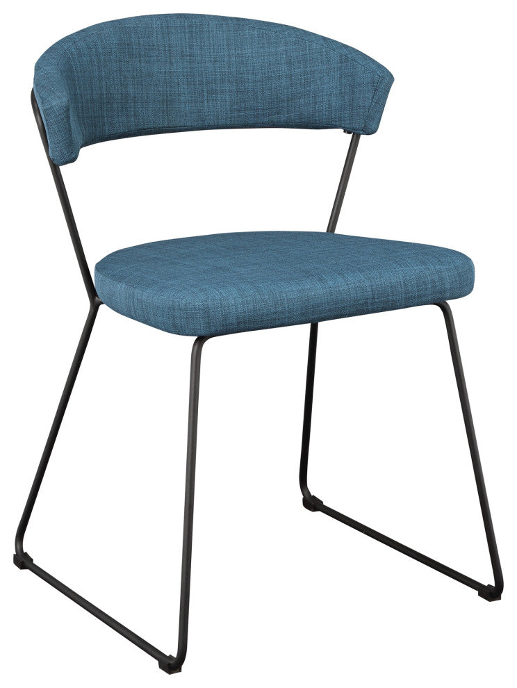 Retro Adria Dining Chair Blue - M2 - Blue
