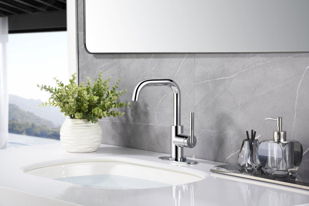 Ultra Faucets UF3070X Single Handle Bathroom Faucet, Polished Chrome