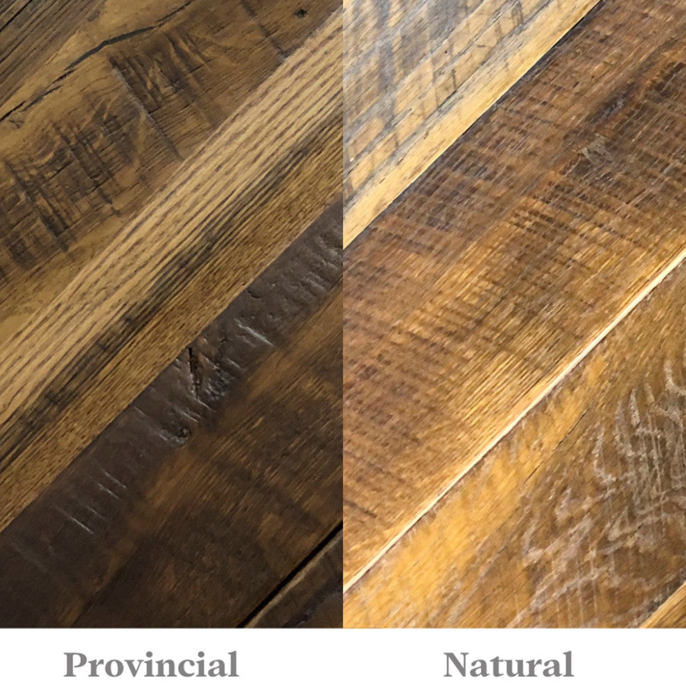 Pathway Reclaimed Barnwood Extendable Dining Table, Provincial, 48x60, 2 Leaves