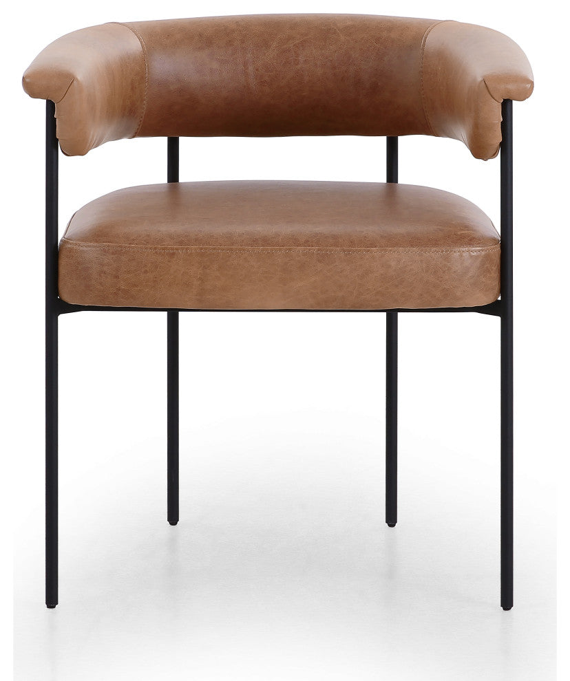 Carrie Dining Chair-Chaps Saddle