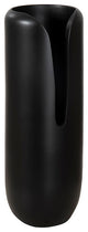 Interval Wood Vase, Black, Large