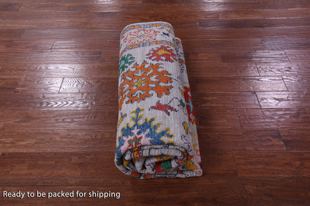 6' 0" X 8' 11" Turkish Oushak Handmade Wool Rug - Q13398