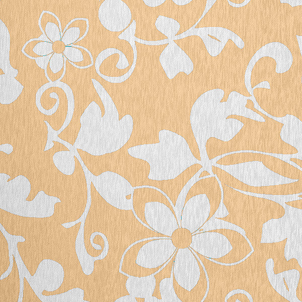 Evelyn Spring Chenille Rug, Corn Yellow, 5'x7'