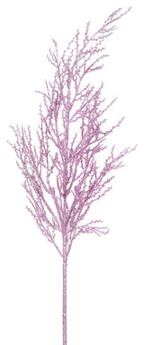 28" Mauve Glitter Wild Huck Spray 6/Bag