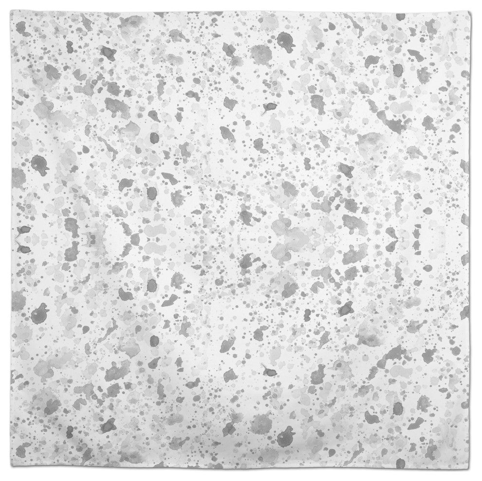 Ink Splatter Gray 2 58x58 Tablecloth