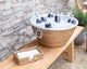 Artifacts Rattan™ Aluminum Ice Tub, Honey Brown