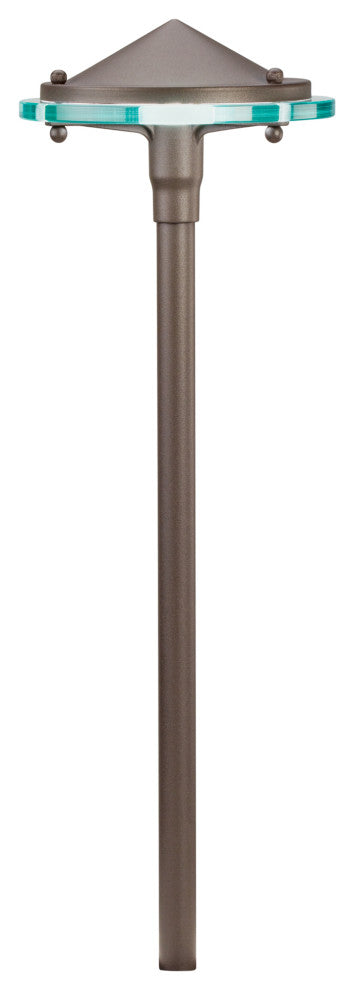 Textured Architectural Bronze Clear Lens Path and Spread 1-Light 12V