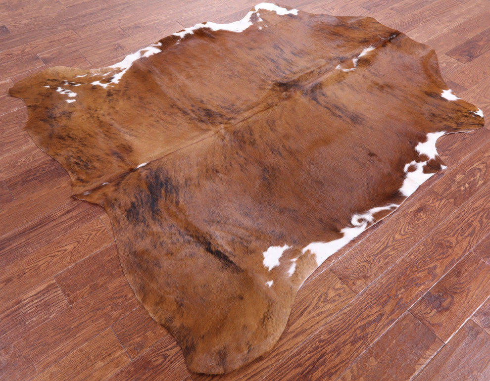 Organic Natural Hair-On Cowhide Area Rug 6' 5" X 5' 9" C2002