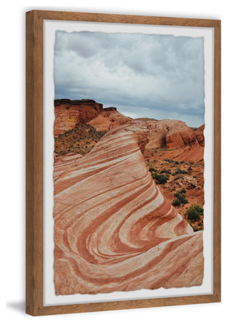"Wave Rocks" Framed Painting Print, 20x30