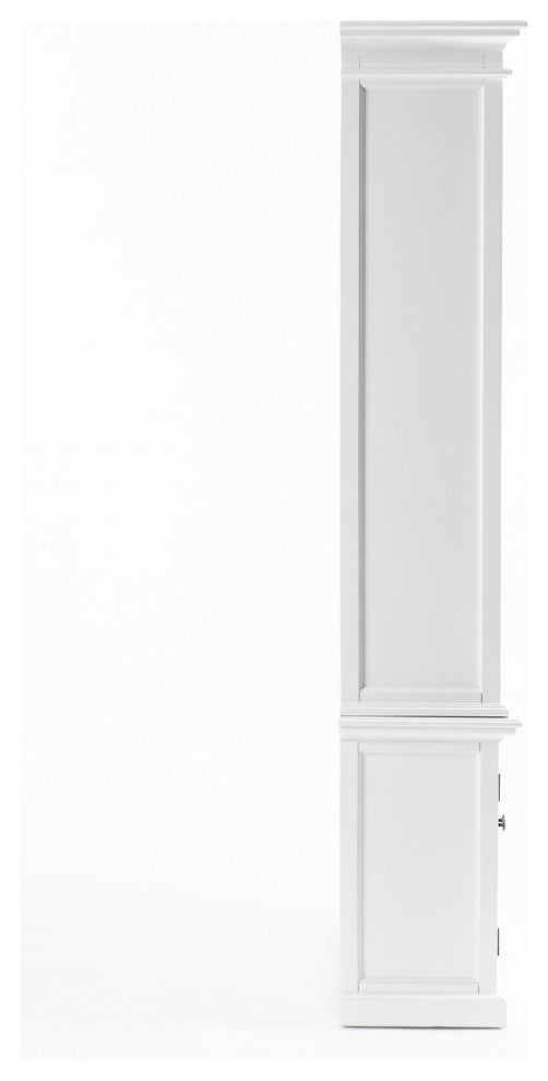Classic White Single Bay Hutch Unit