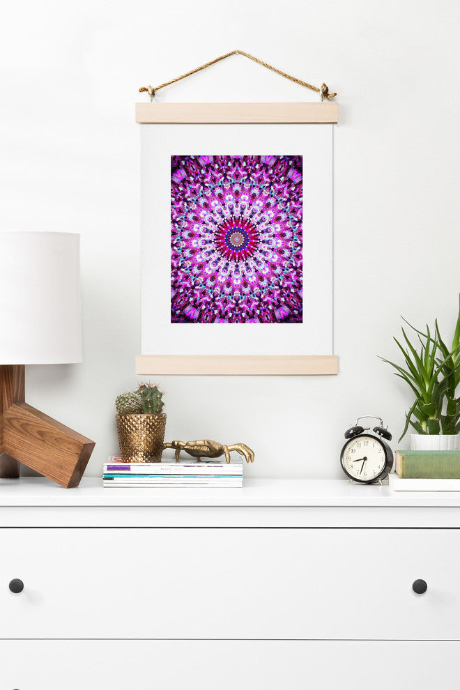 Deny Designs Monika Strigel Pink Arabesque Art Print