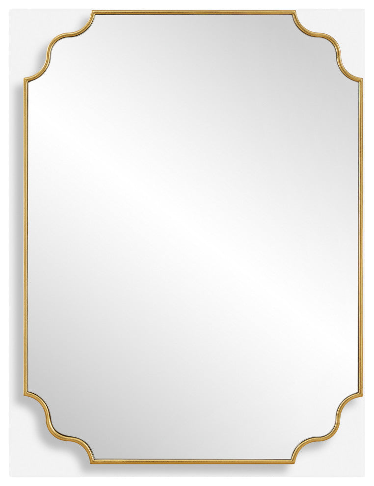 Uttermost 09987 Lennyn 30" W x 40" H Specialty Framed Bathroom - Gold