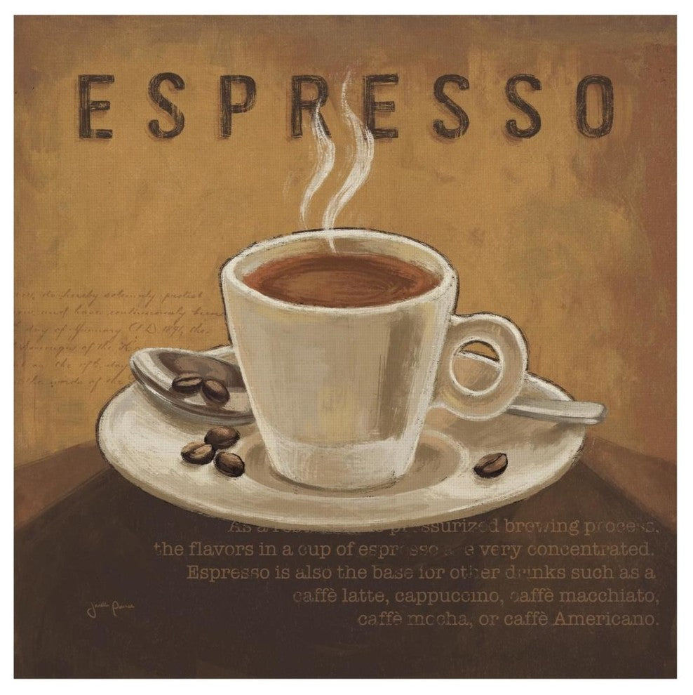 "Coffee and Co III" Digital Paper Print by Janelle Penner, 42"x42"