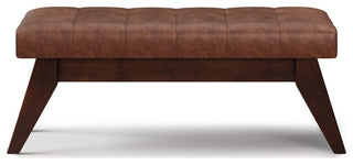 Draper Mid Century Tufted Ottoman Bench
