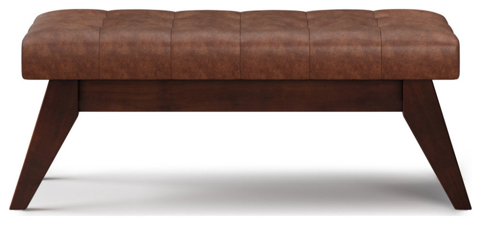 Draper Mid Century Tufted Ottoman Bench