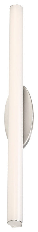 Mini Loft LED Bathroom Vanity and Wall-Light 3000K, Brushed Nickel, 24"