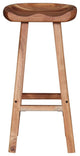 vidaXL Bar Stools 2 pcs Solid Acacia Wood