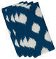 Ikat Dot Geometric Print Napkin, Teal, Set of 4