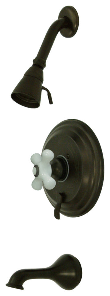 Kingston Brass Tub and Shower Faucet, Oil Rubbed Bronze
