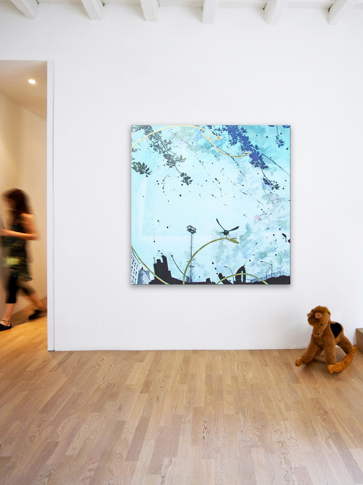 "Oblivion" Painting Print on Canvas by Tracy Silva Barbosa