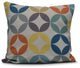 Eye Opener, Geometric Print Outdoor Pillow, Lavender, 16"x16"