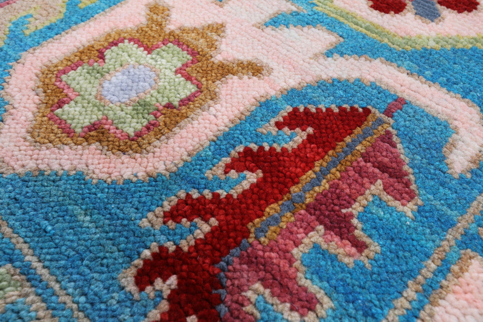 Handmade Turkish Oushak Wool Rug 8' 1" X 10' 3" - Q15862