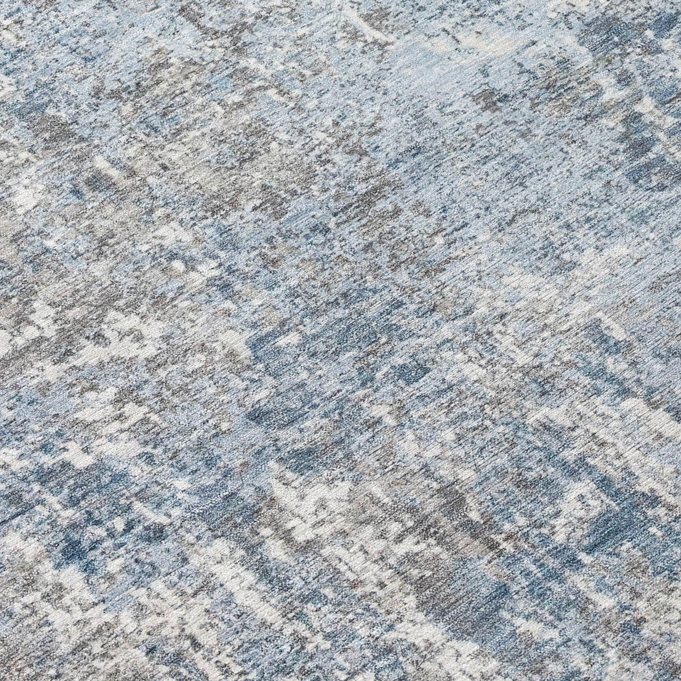 Machine Washable Indoor/Outdoor Chantille ACN1765 Blue 8' x 10' Rug