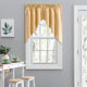 Lisa Solid 56" x 36" Tailored Swag, Butter
