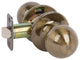Callan Fairfield Passage Knob Set, Antique Brass
