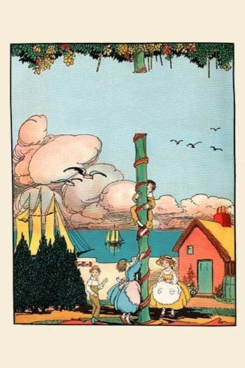 Climbing the Sugar Plum Tree- Paper Poster 20" x 30"