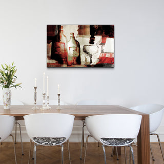 Abstract Wine Canvas Wall Art