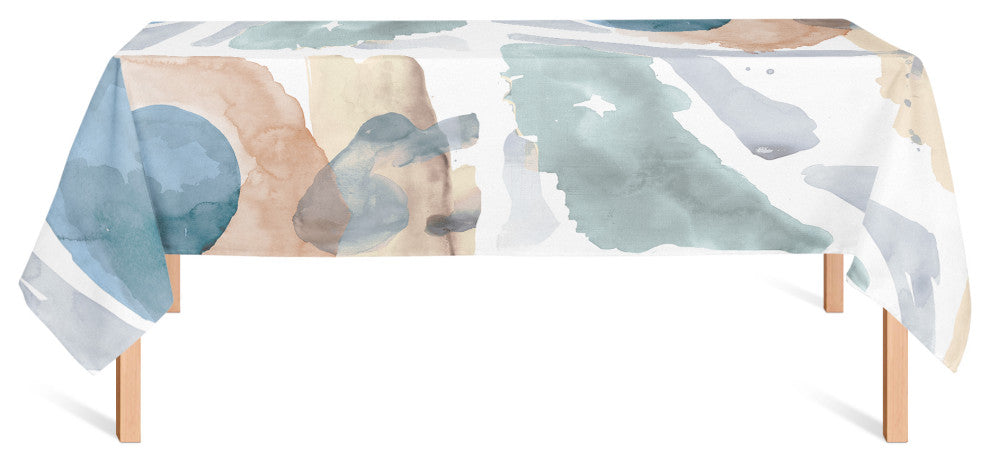 Watercolor Abstract 58x102 Tablecloth