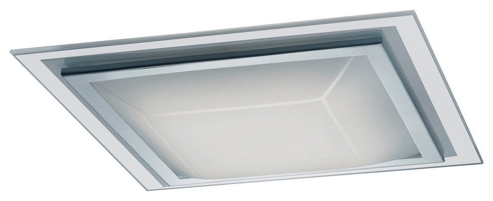 Pyramid LED Ceiling Light, Chrome