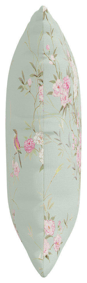 Rachel Ashwell 20" Decorative Pillow - Feather Insert, Sc Bird Chinoiserie, Sc B