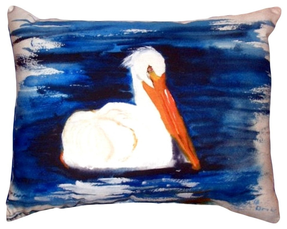 Spring Creek Pelican No Cord Pillow - Set of Two 16x20