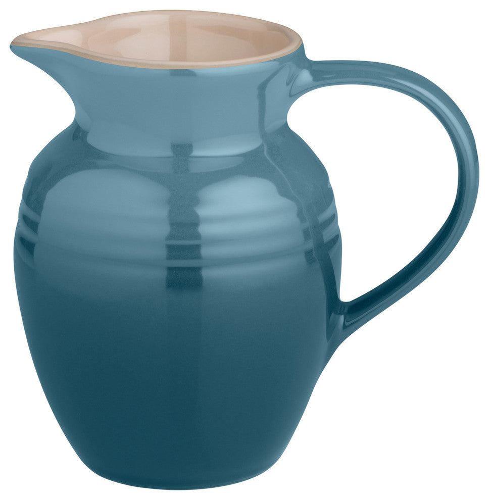 Le Creuset Stoneware Breakfast Jug, 600 ml, Marine