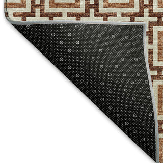 Addison Premium Washable Mayfield AMF139 Red 8' x 10' Rug