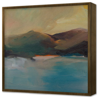 Whispering Light Fine Art Print, Gold, 30"x30"