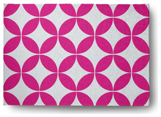 Eye Opener Spring Chenille Rug, Orchid, 5'x7'