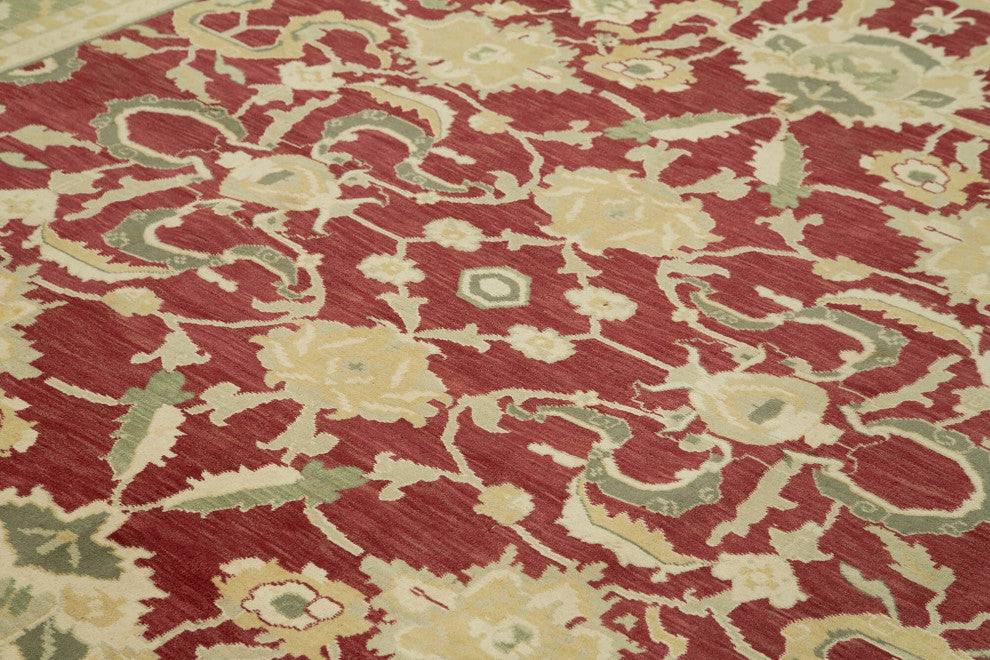 Rug N Carpet - Handwoven Oriental 8' 10" x 11' 6" Pastel Oushak Area Rug