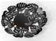Decorative Leaf Bowl, Black