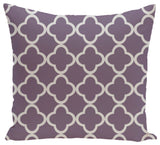 Marrakech Express Geometric Print Pillow, Larkspur, 16"x16"