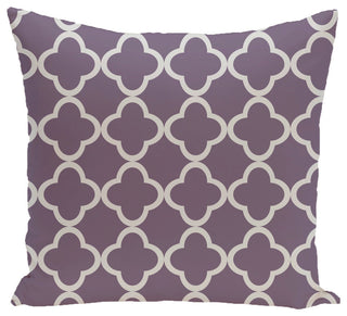Marrakech Express Geometric Print Pillow, Larkspur, 16"x16"
